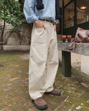 Rior Curved Cut Balloon Pants