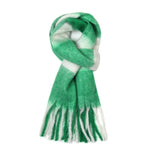 Logo Embroidery Big Check Bold Long Muffler