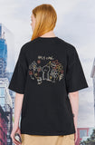 Hoooly Embroidery Short Sleeve