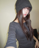 Enel Vintage Shirring Pleated Beanie