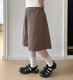 [Unisex] Pengu Summer Cotton Banding Bermuda Pants