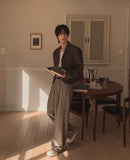 Reeves Side Banding One-Tuck Slacks