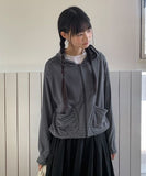 [BAONHAUS] Jenen Stripe Hood Zip-up
