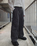 Forty Pigment Pintuck Wide Cargo Pants