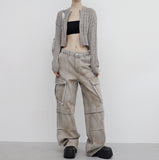 Uva see-through knit cardigan
