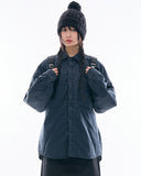 Eric fade washed padded shirt