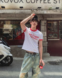 Subard Ringer Printed Short Sleeve T-shirt