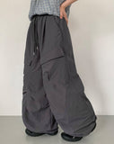 Hube Summer Banding Wide Cargo Pants