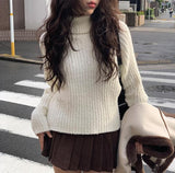 Rummin Boucle Neck Polar Knit