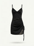 Dark Glow Slit One Piece
