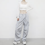 Eoneg Neck Crop Ribbed Cardigan
