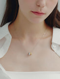 [Premium Plating] Ice Block AB(C) Dual Link Necklace