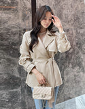 Core Half Trench Coat (Belt Set)
