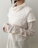 Obir Turtle Punching Short Sleeve Knit