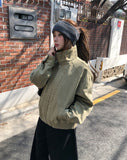 Posie Washed Cotton Blouson Jacket