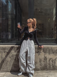 Naad Stitch Big Pocket Cargo Pants