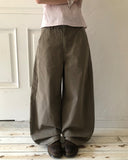 Sweden Curved Cotton Pants