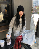 Moz Zipper Two-Way Slim Hooded Zip-Up