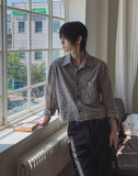 Serven Vintage Check Crop Shirt