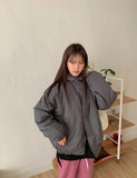 [unisex] Nippun two-way string over hood padding