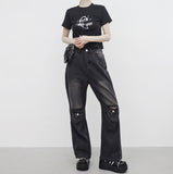Leanne Cropped Printed T-Shirt