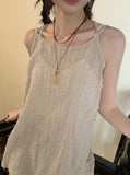 Tosan Beaded Metal Vintage Gemstone Necklace