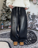 Rec Damage Balloon Denim Pants