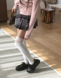Hirat Lace Ribbed Knee Socks