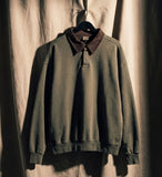 Lazy Field Pigment Collar Sweatshirt