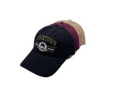 Down lettering ball cap