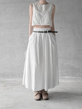 Cloud Nylon Crop Blouse