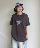 [unisex] Reformed Star Color Matching Ringer Over Short Sleeve Tee
