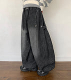 [unisex] Rigel Summer Banding Denim Balloon Pants