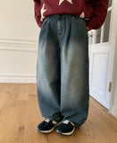 [unisex] Funmi washed cut balloon denim pants