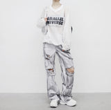 Toe V String Sweatshirt
