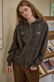 [2-WAY] Navajo Pigment Hood Zip-Up