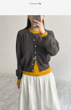 Ritz Balloon Fit Round Knit Cardigan