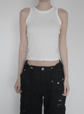 Elin Minimal Ribbed Sleeveless
