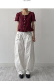 Stopper Cotton Balloon Wide Pants