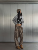 TRIES REAL PATTERN JOGGER PANTS