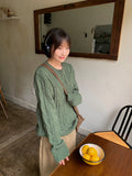 [unisex] Ponko over cable knit