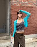 Kiu Slim Fit Rib Lace Sleeveless