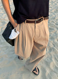 Moz Balloon Two-Tuck Pants