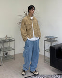 David Dart Cargo Denim Pants