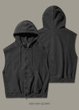 Public Pigment Hood Zip-Up Vest