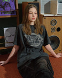 Cheese Bunny Raglan Pigment Short Sleeve Tee
