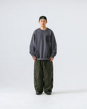 Snap Oblique Cargo Balloon Pants