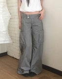 Quire Two Button Bootcut Cargo Pants