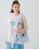 Marshmallow Denim Cross Bag