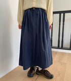 Calan Cotton Banding Long Skirt
